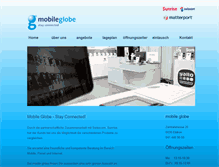 Tablet Screenshot of mobileglobe.ch